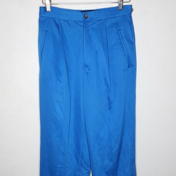 Ralph Lauren Polo Sport Size 8 Blue Wide Leg Women's Pants - Picture 3 of 6
